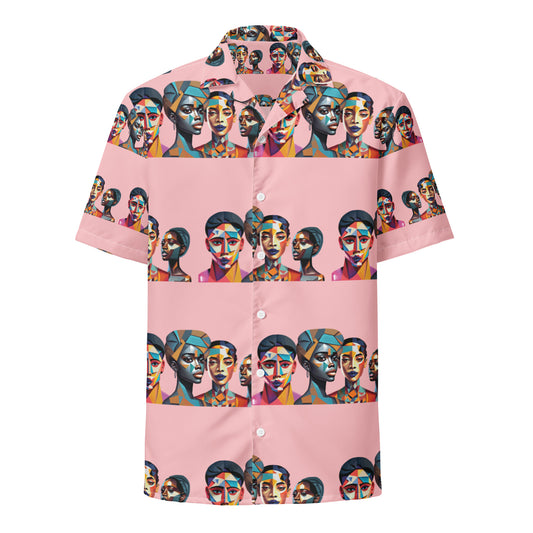 Unisex button shirt Kukloso The Four Ladies No 4 - Free Shipping