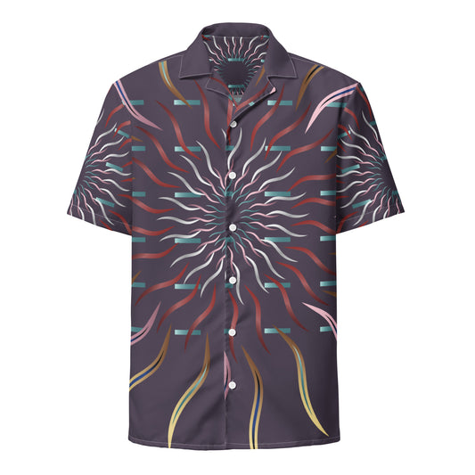 Unisex button shirt Kukloso Abstracticon No 32 - Free Shipping