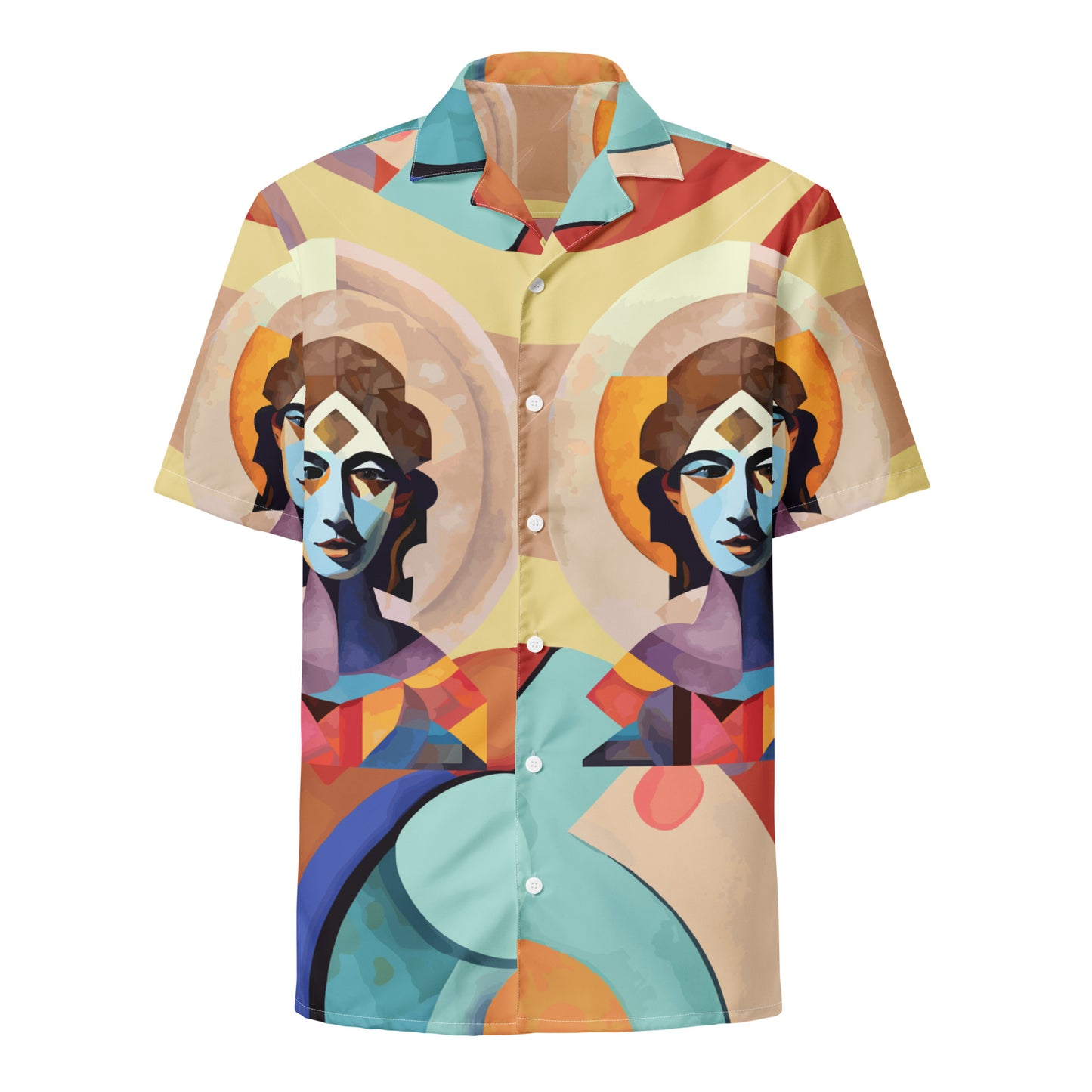 Unisex button shirt Kukloso Abstracticon No 28 - Free Shipping