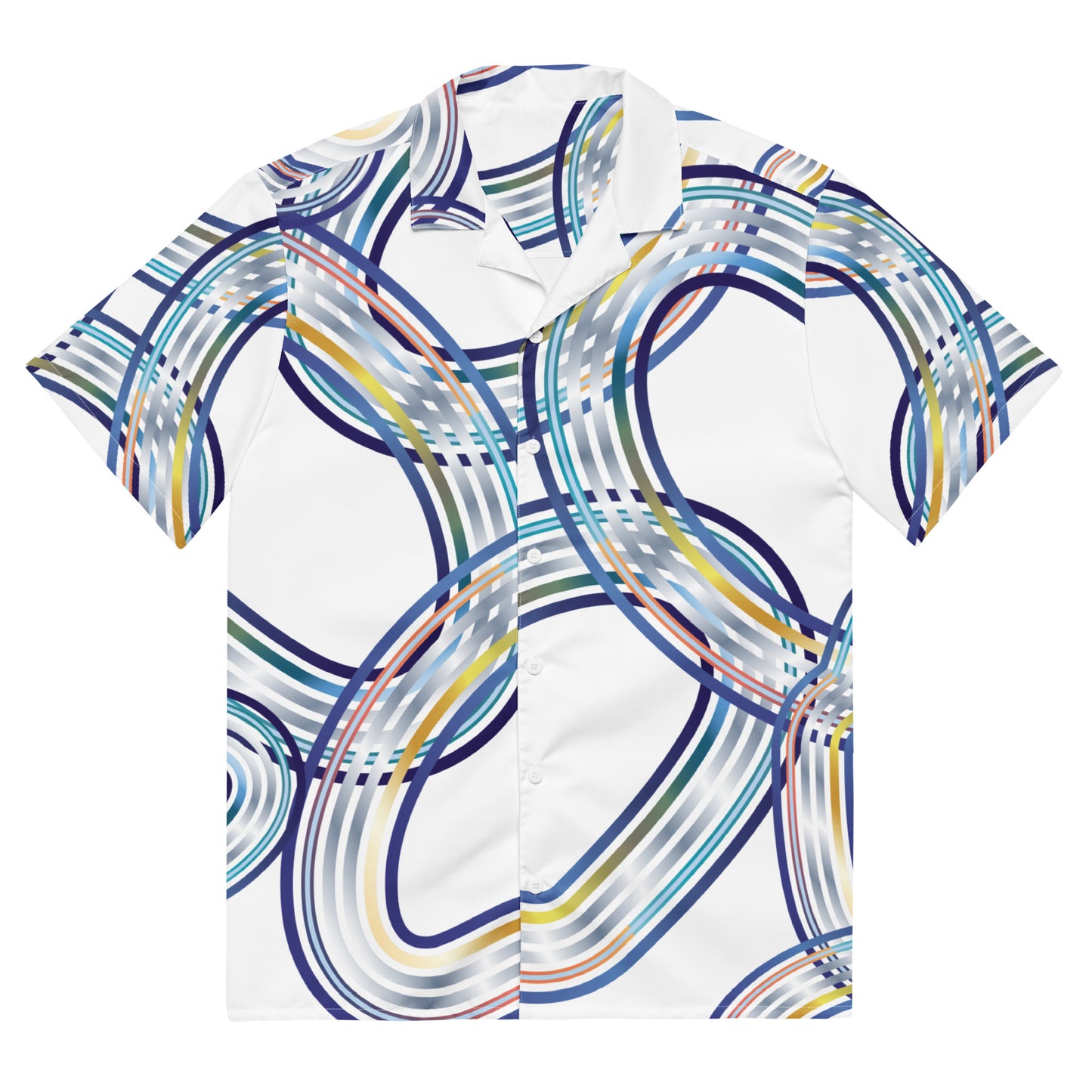 Unisex button shirt Kukloso Abstracticon No 2 - Free Shipping