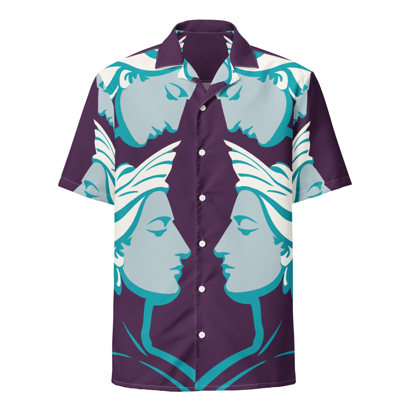 Unisex button shirt  Kukloso The Sirens No 10 - Free Shipping