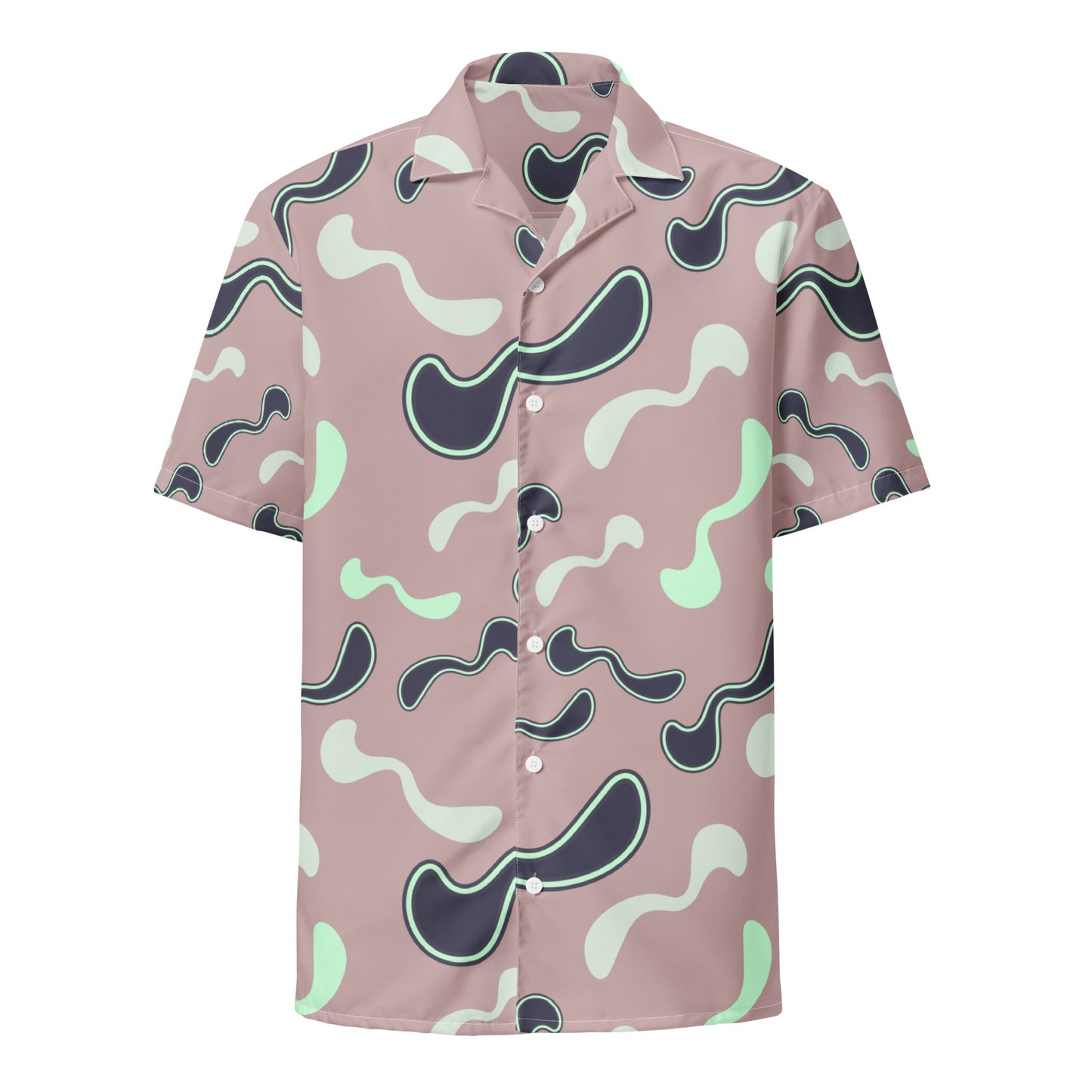 Unisex button shirt Kukloso Color Maze No 3 - Free Shipping