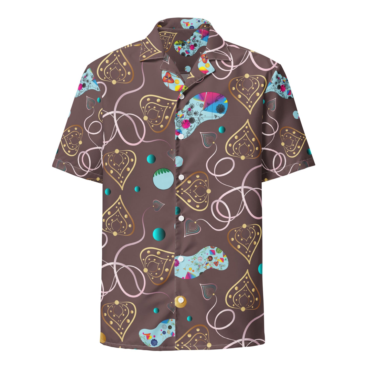 Unisex button shirt Kukloso Abstractical No 24/25 - Free Shipping