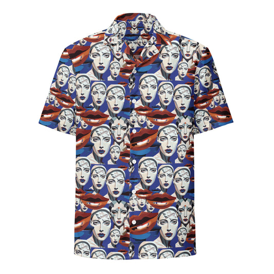 Unisex button shirt Kukloso Space Kisser No 1 - Free Shipping