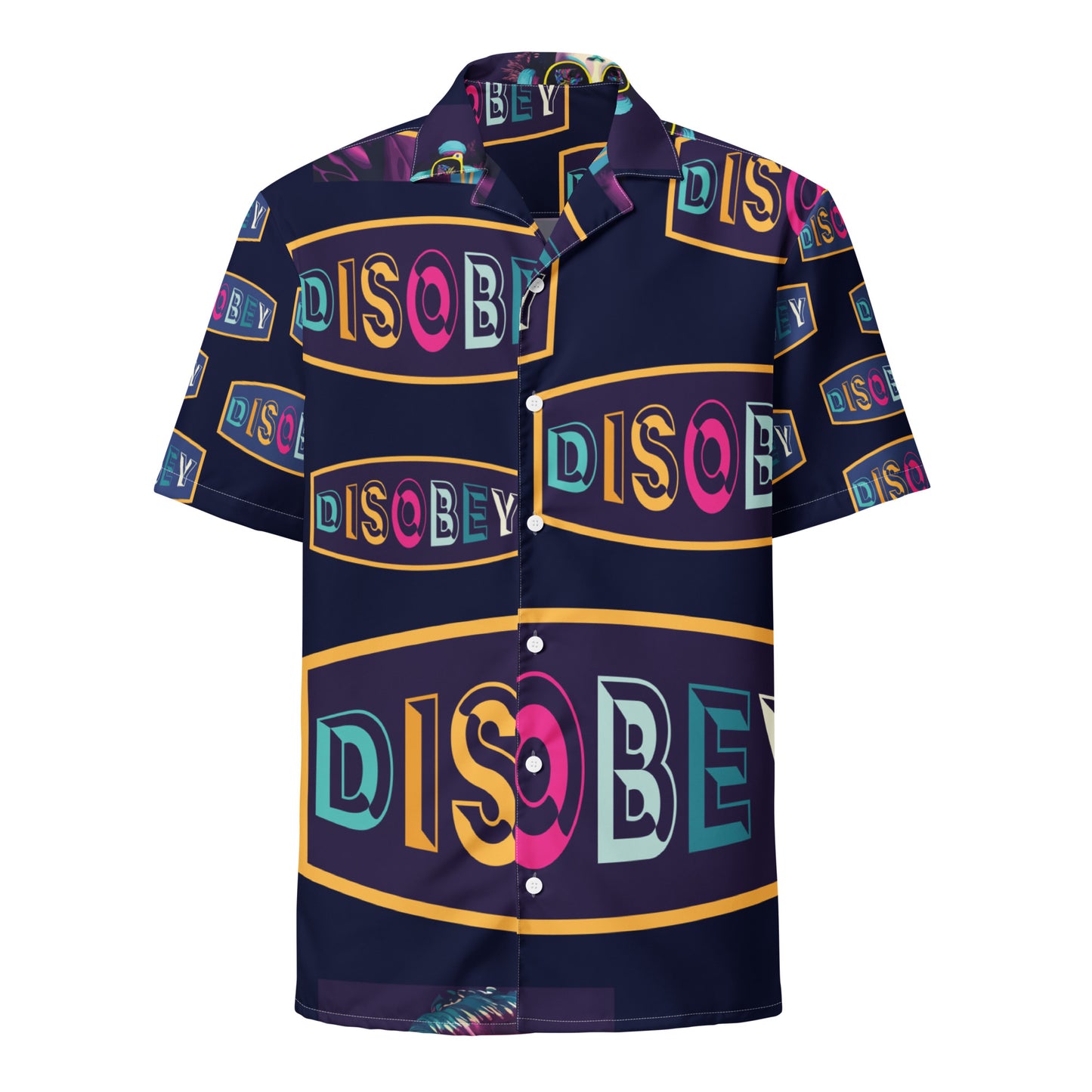 Unisex button shirt Kukloso Disobey No 1/3 - Free Shipping