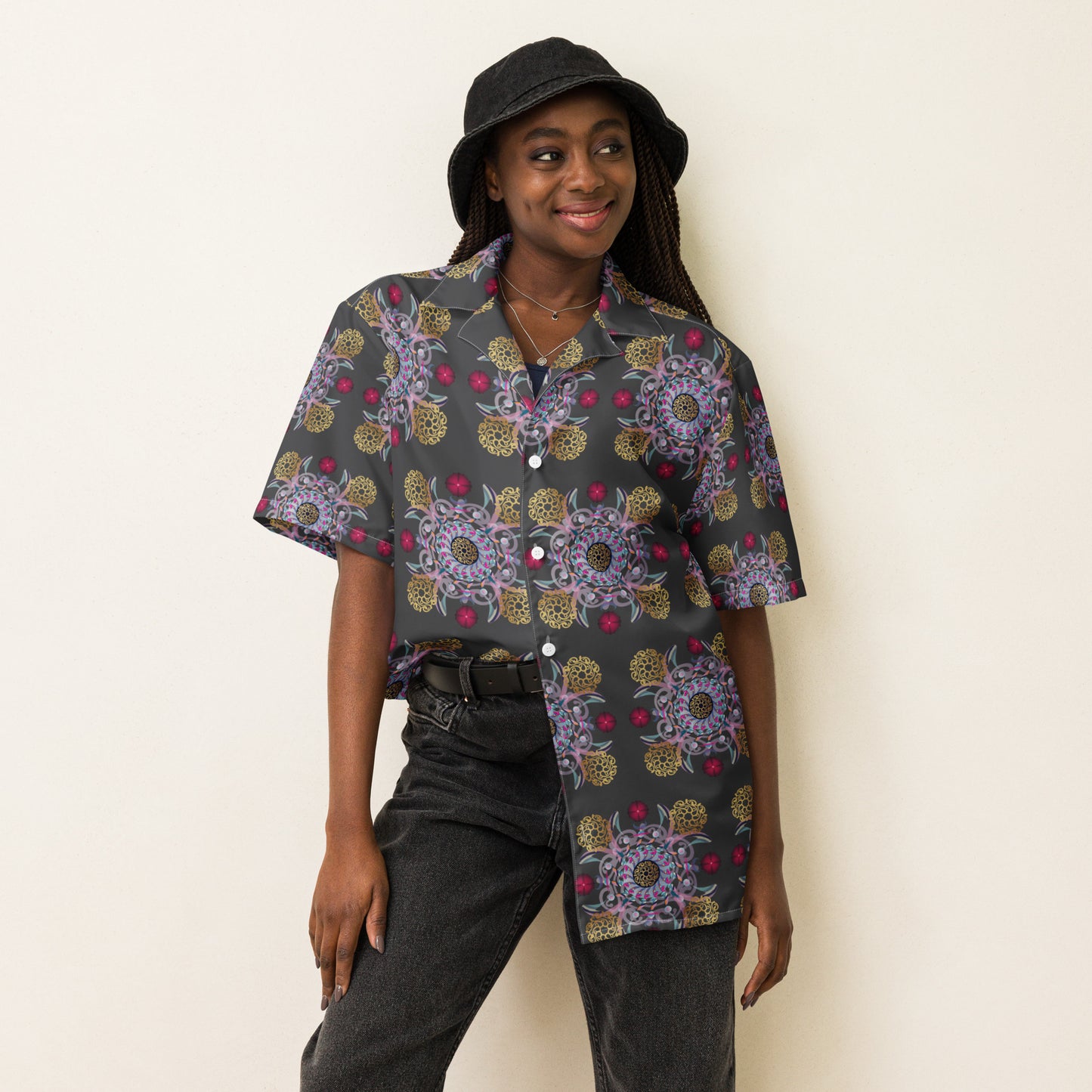 Unisex button shirt Kukloso Abstractical No 17 - Free Shipping