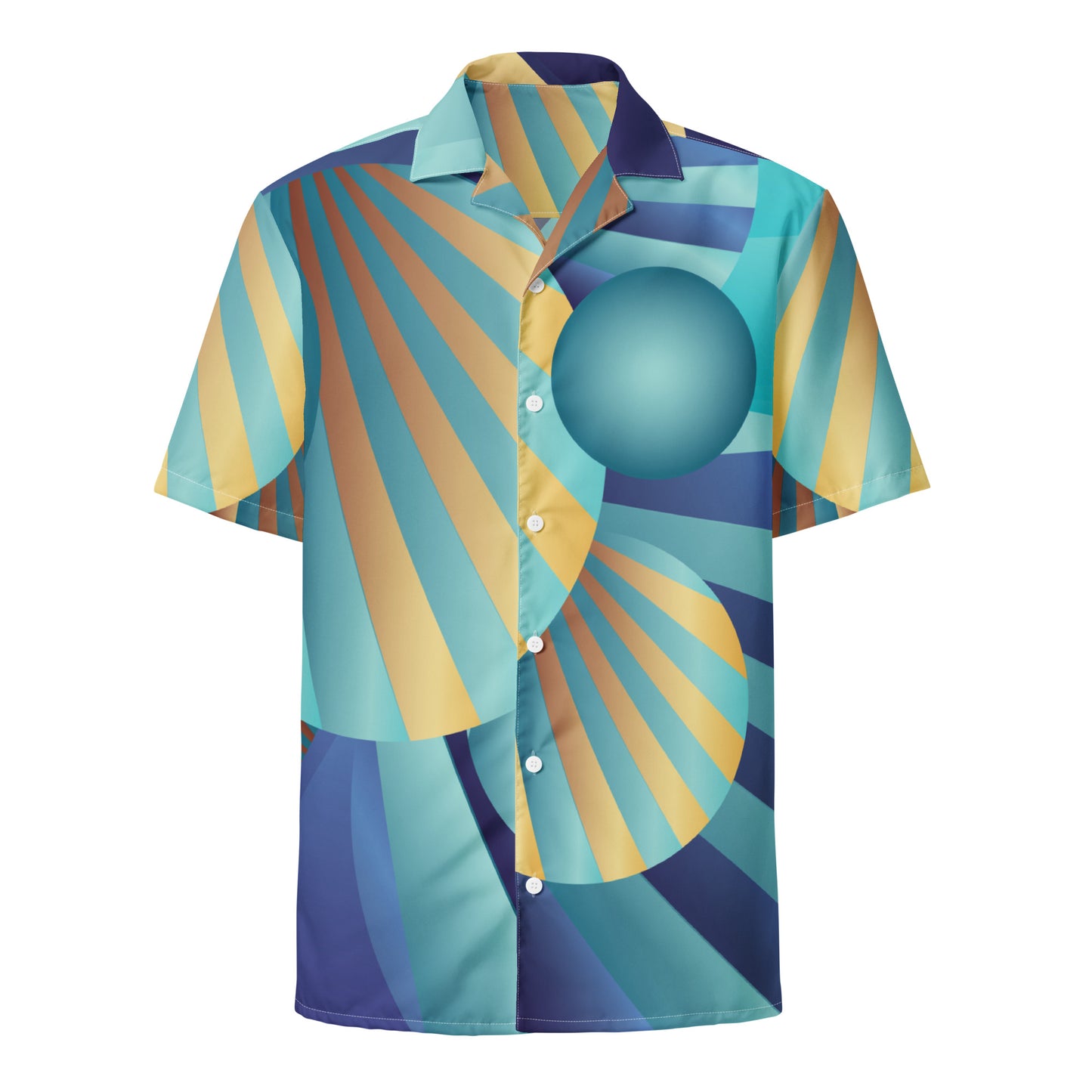 Unisex button shirt Kukloso Abstractical No 60 A - Free Shipping