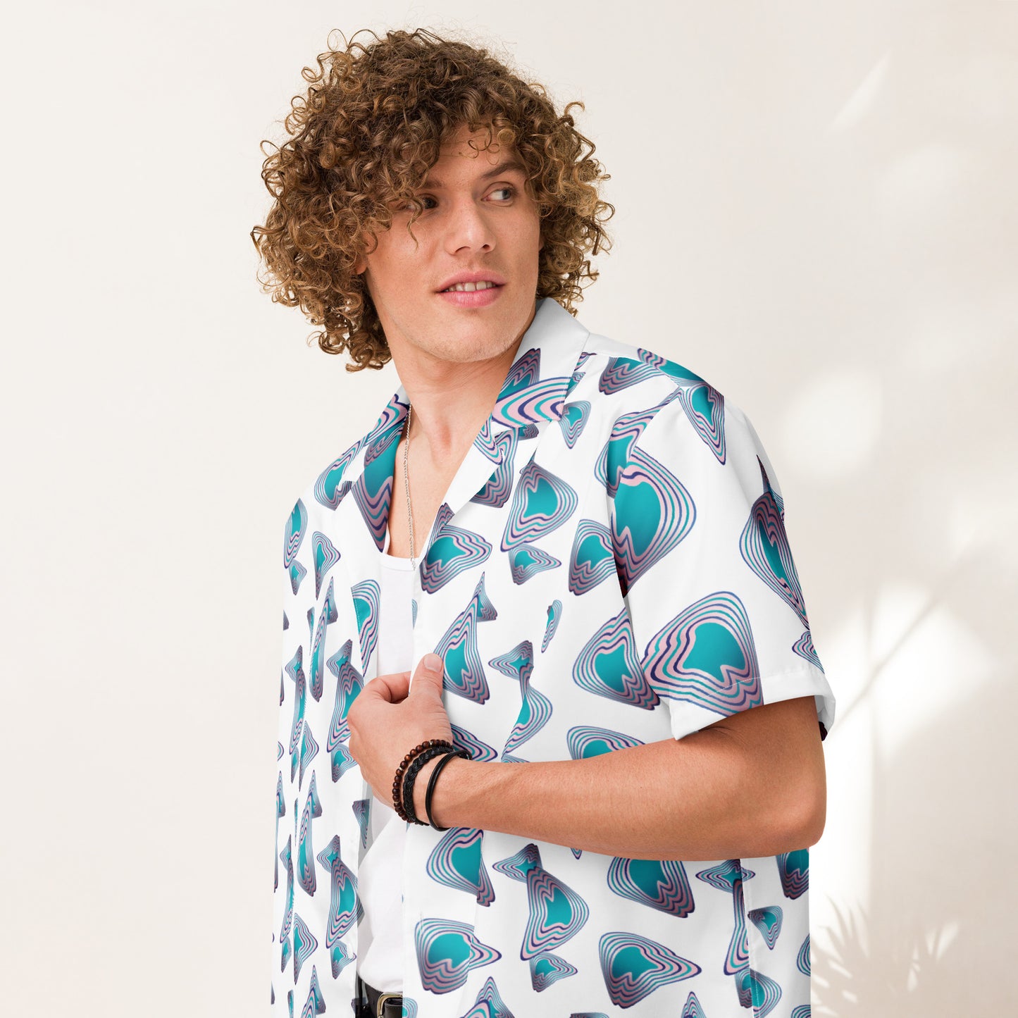 Unisex button shirt Kukloso Abstractical No 96 - Free Shipping