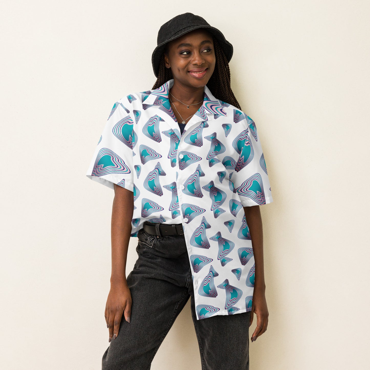 Unisex button shirt Kukloso Abstractical No 96 - Free Shipping