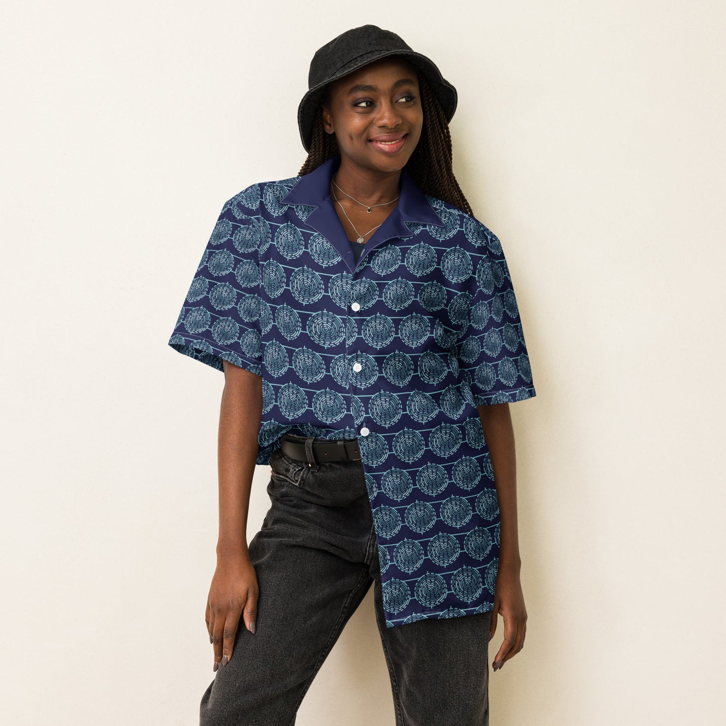 Unisex button shirtKukloso MD Whimsical No 68 - Free Shipping