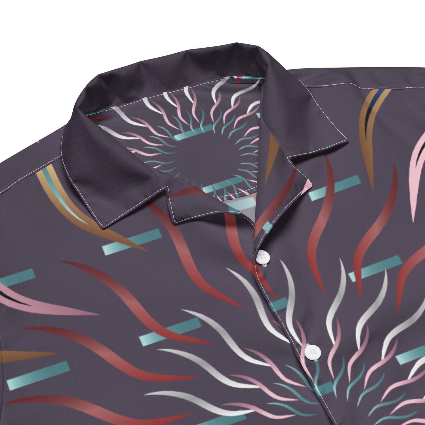 Unisex button shirt Kukloso Abstracticon No 32 - Free Shipping