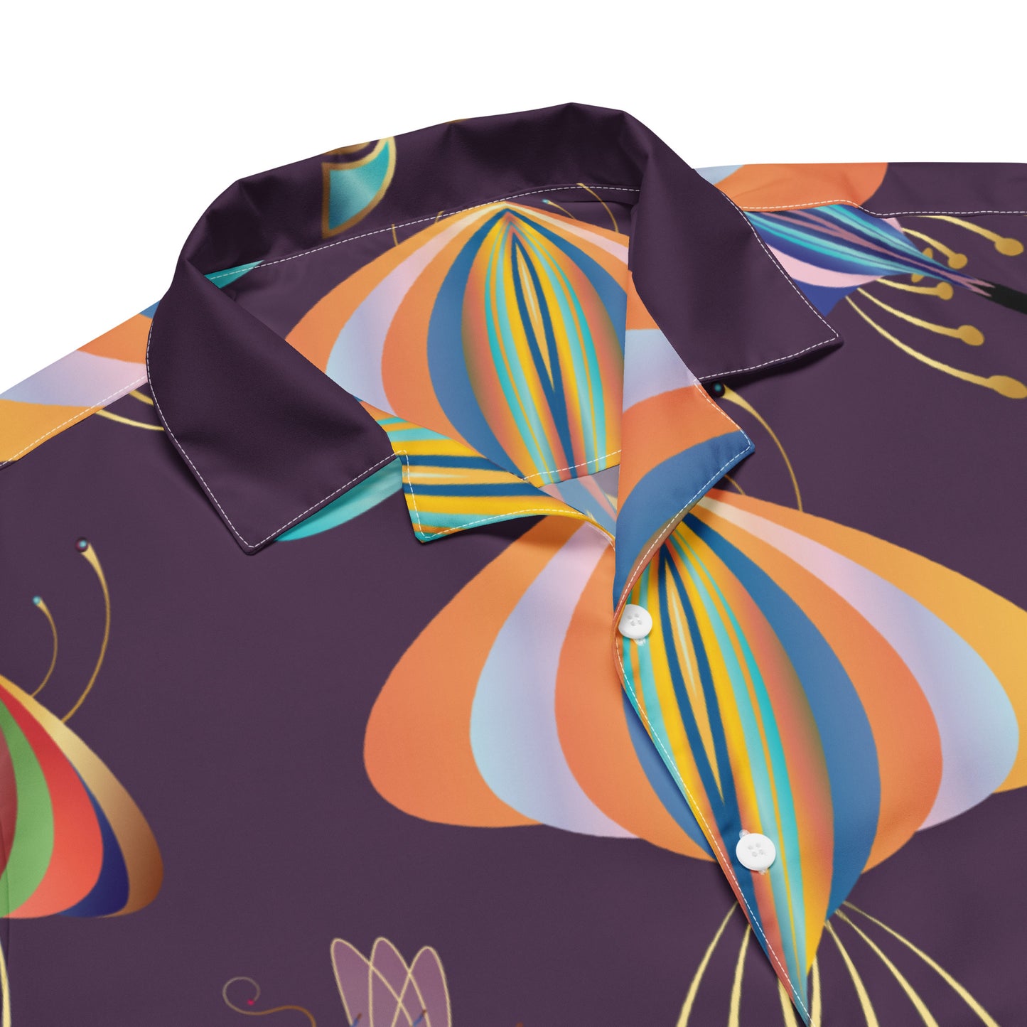 Unisex button shirt Kukloso Bees, Moths, Butterflies No 1 - Free Shipping