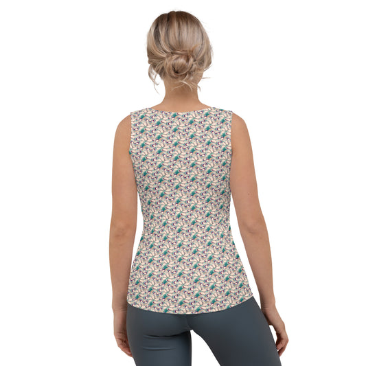 All-Over Women's Tank Top Kukloso Cubist Faces No 8 Free Shipping