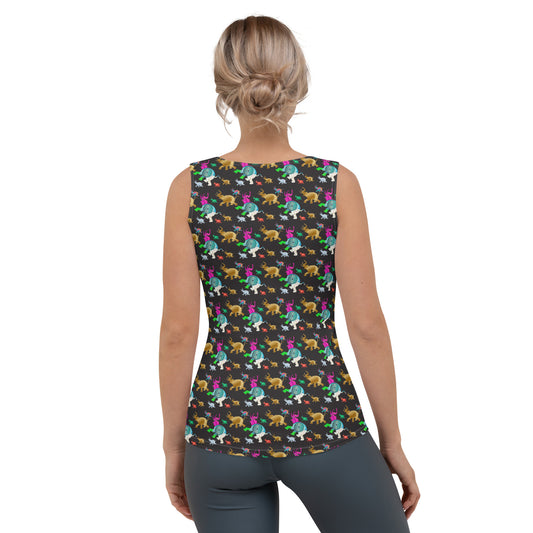 All-Over Women's Tank Top Kukloso Cubist Faces No 12 Free Shipping