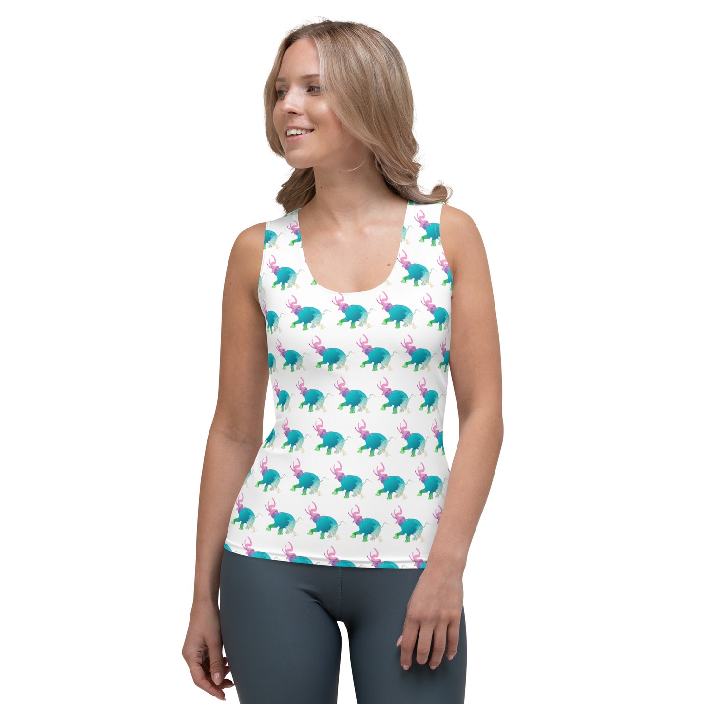 All-Over Women's Tank Top Kukloso Cubist Faces No 11 Free Shipping