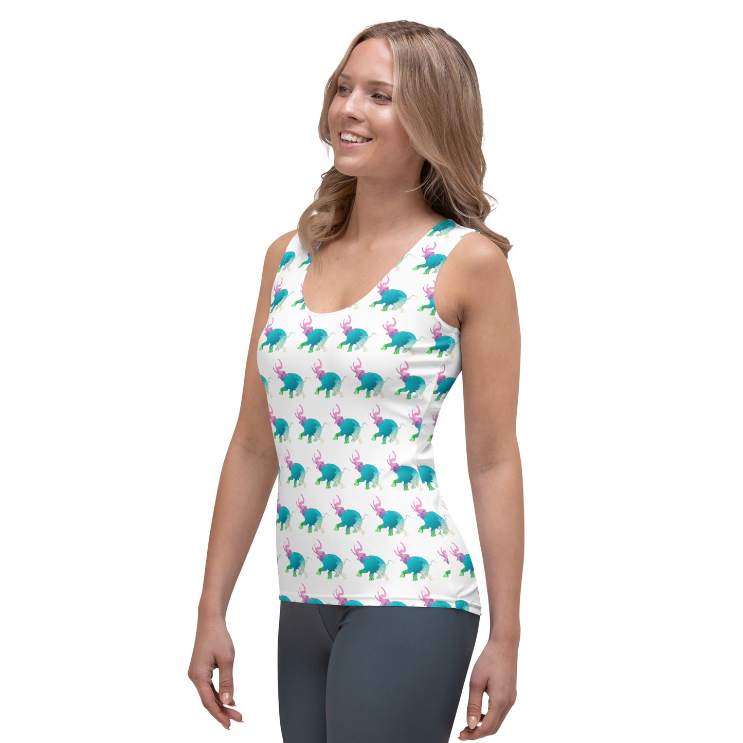 All-Over Women's Tank Top Kukloso Cubist Faces No 11 Free Shipping