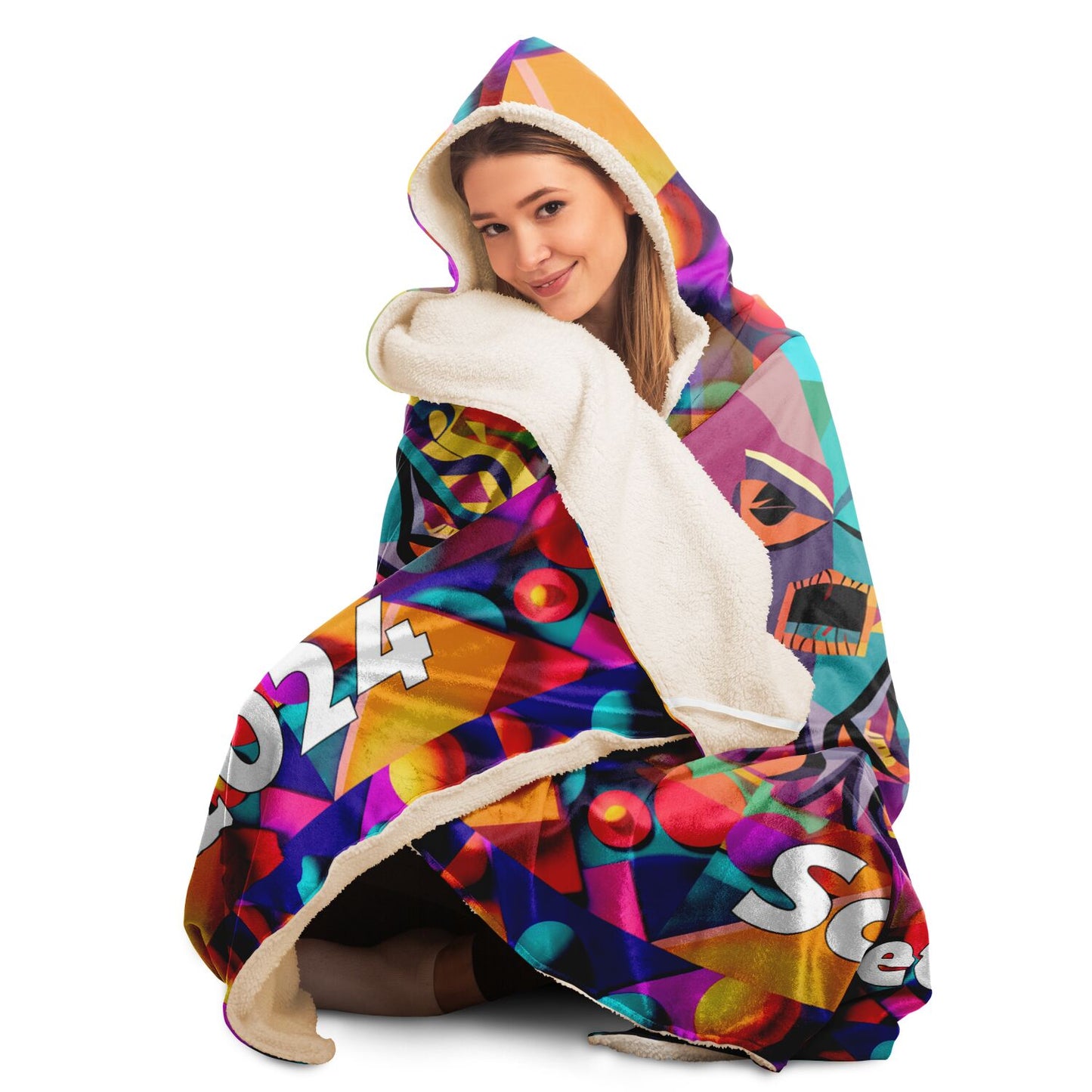 Hooded Blanket - AOP Kukloso Scream 2024 - Free Shipping