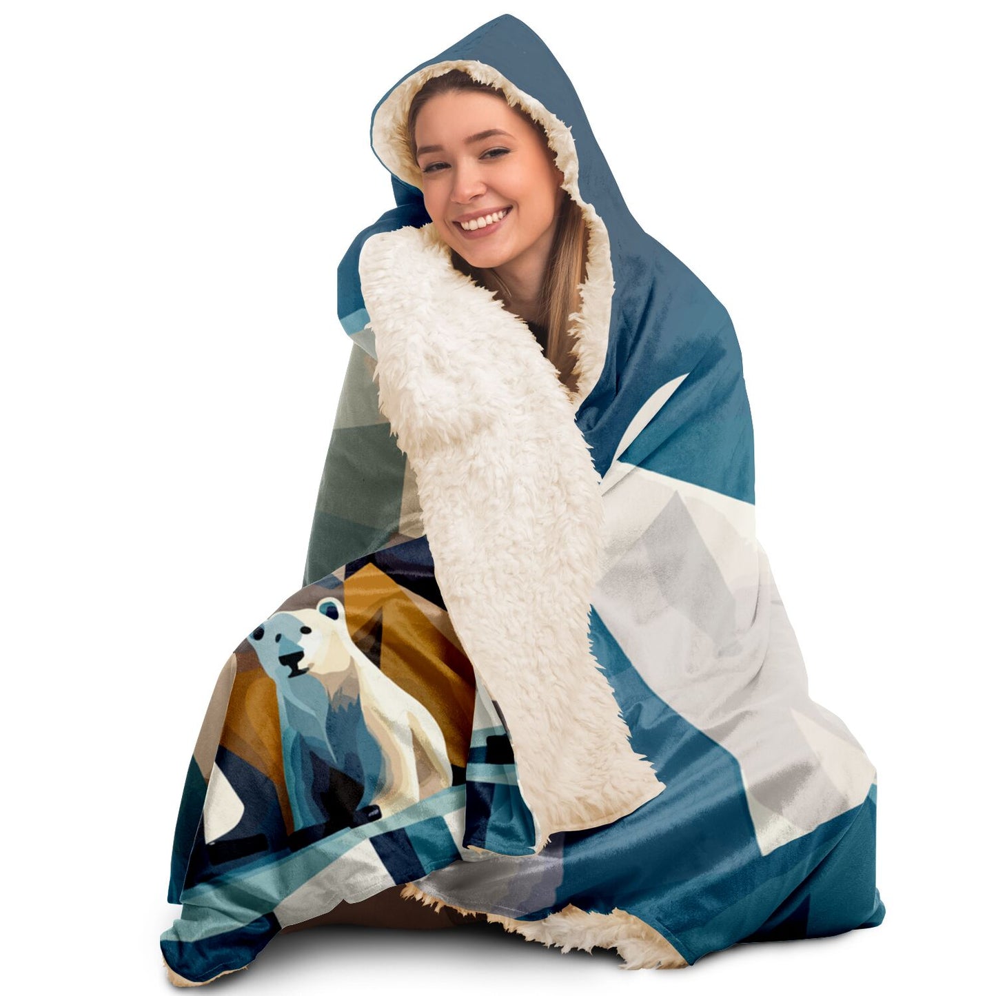 Hooded Blanket - AOP Kukloso The Three Bears No 2 - Free Shipping