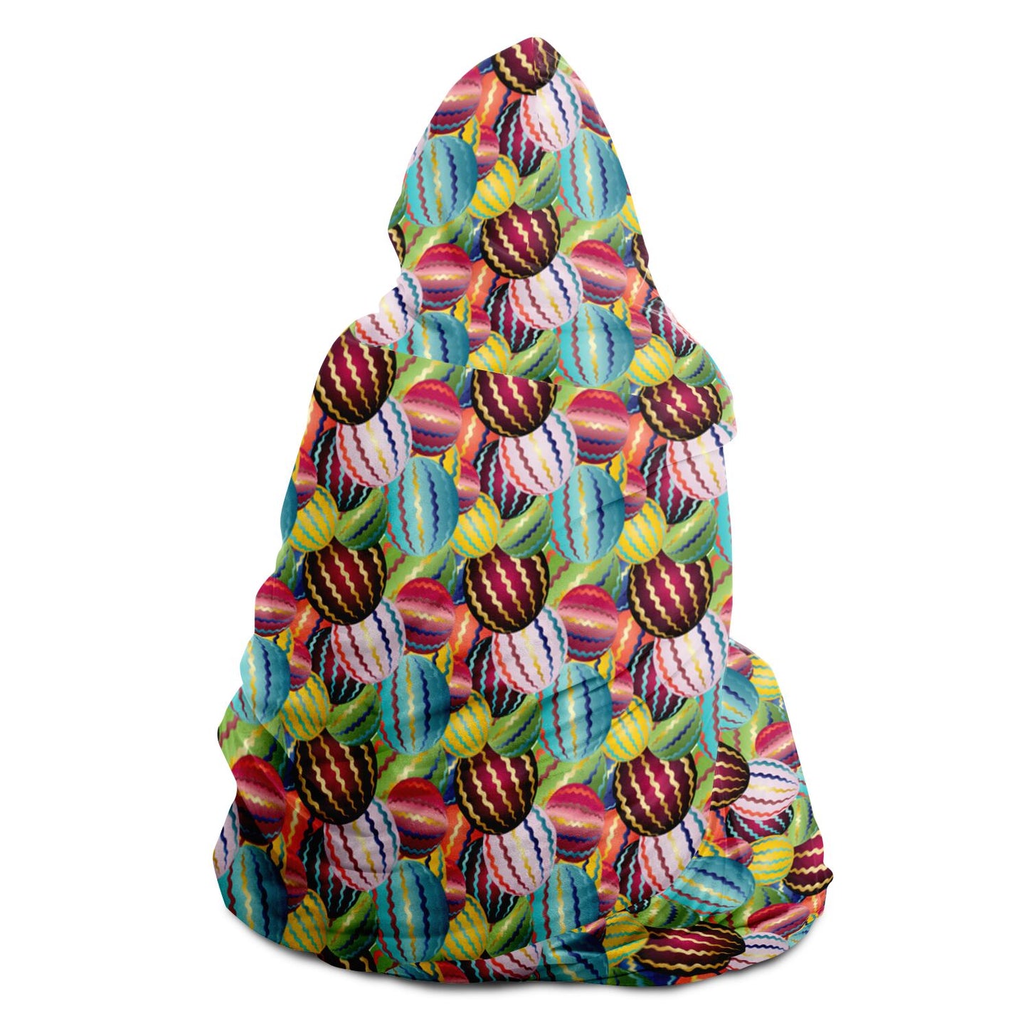 Hooded Blanket - AOP Kukloso Abstractical No 264 Multicolored Balloons - Free Shipping