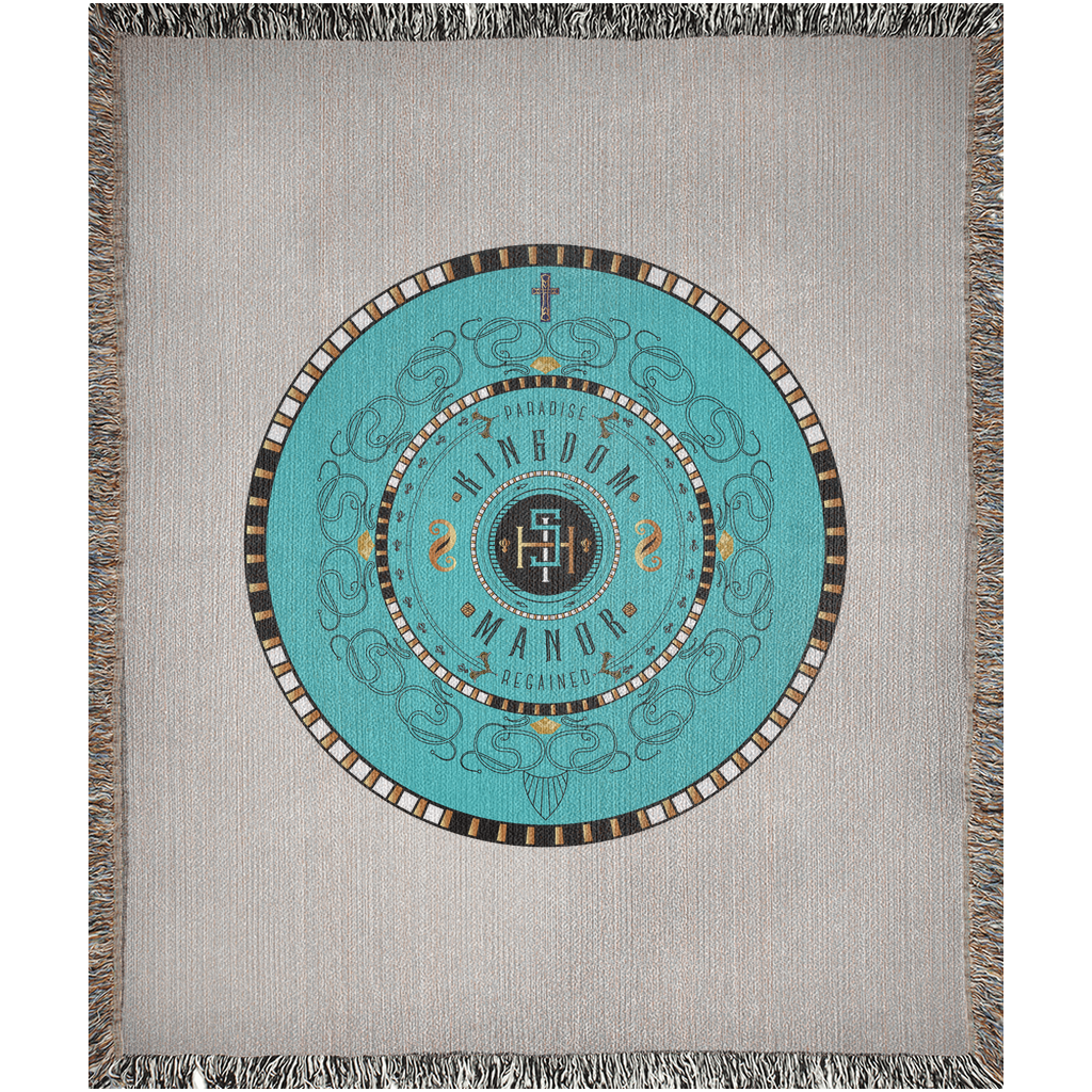 Woven Blankets Kukloso 'Kingdom Manor, Turquoise - Free Shipping