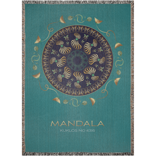 Woven BlanketsKukloso Kuklos No 4316 Mandala -  Free Shipping