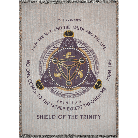 Woven Blankets  Kukloso 'The Shield of Trinity' - Free Shipping