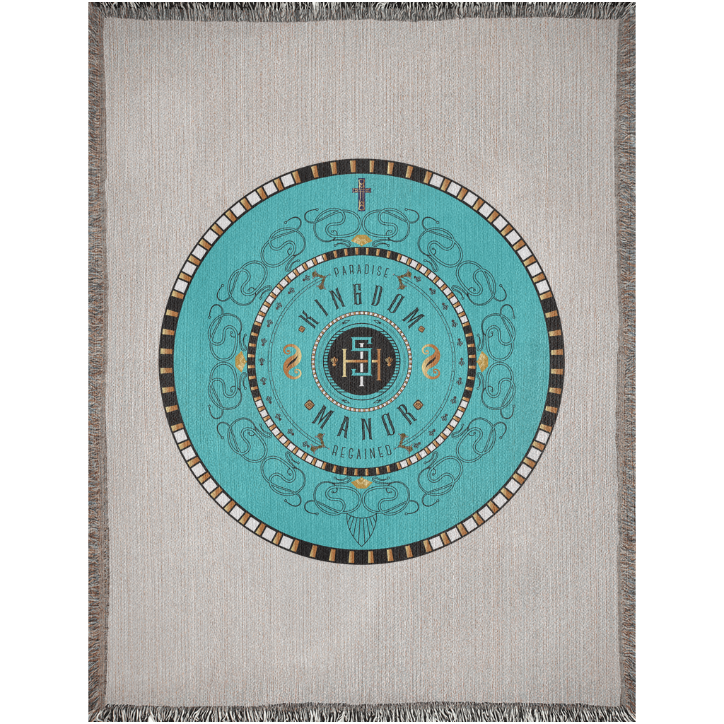 Woven Blankets Kukloso 'Kingdom Manor, Turquoise - Free Shipping