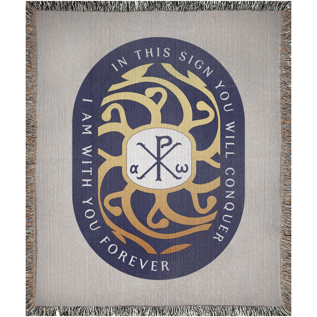 Woven Blankets  Kukloso 'PX Christogram No 2' - Free Shipping