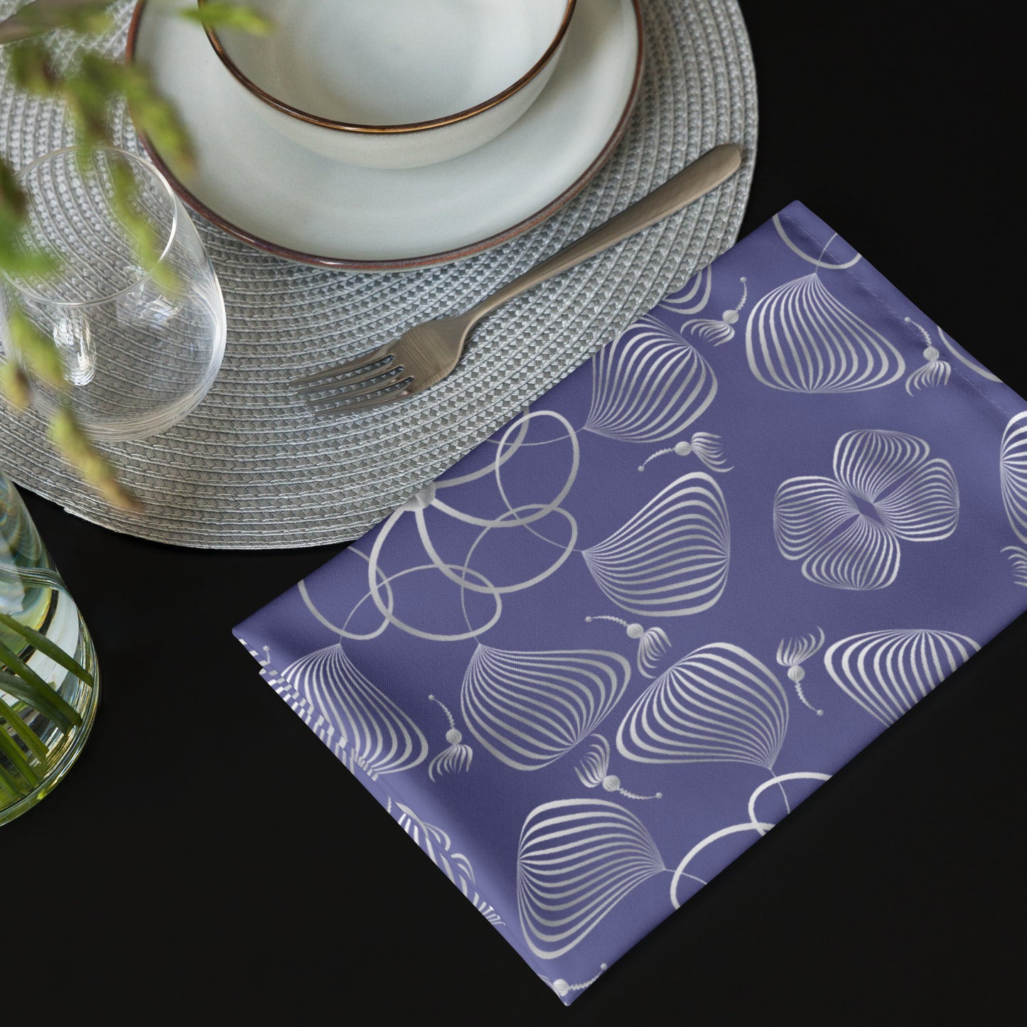 Cloth napkin set Kukloso Abstractical Pattern No 65.17 - Free Shipping