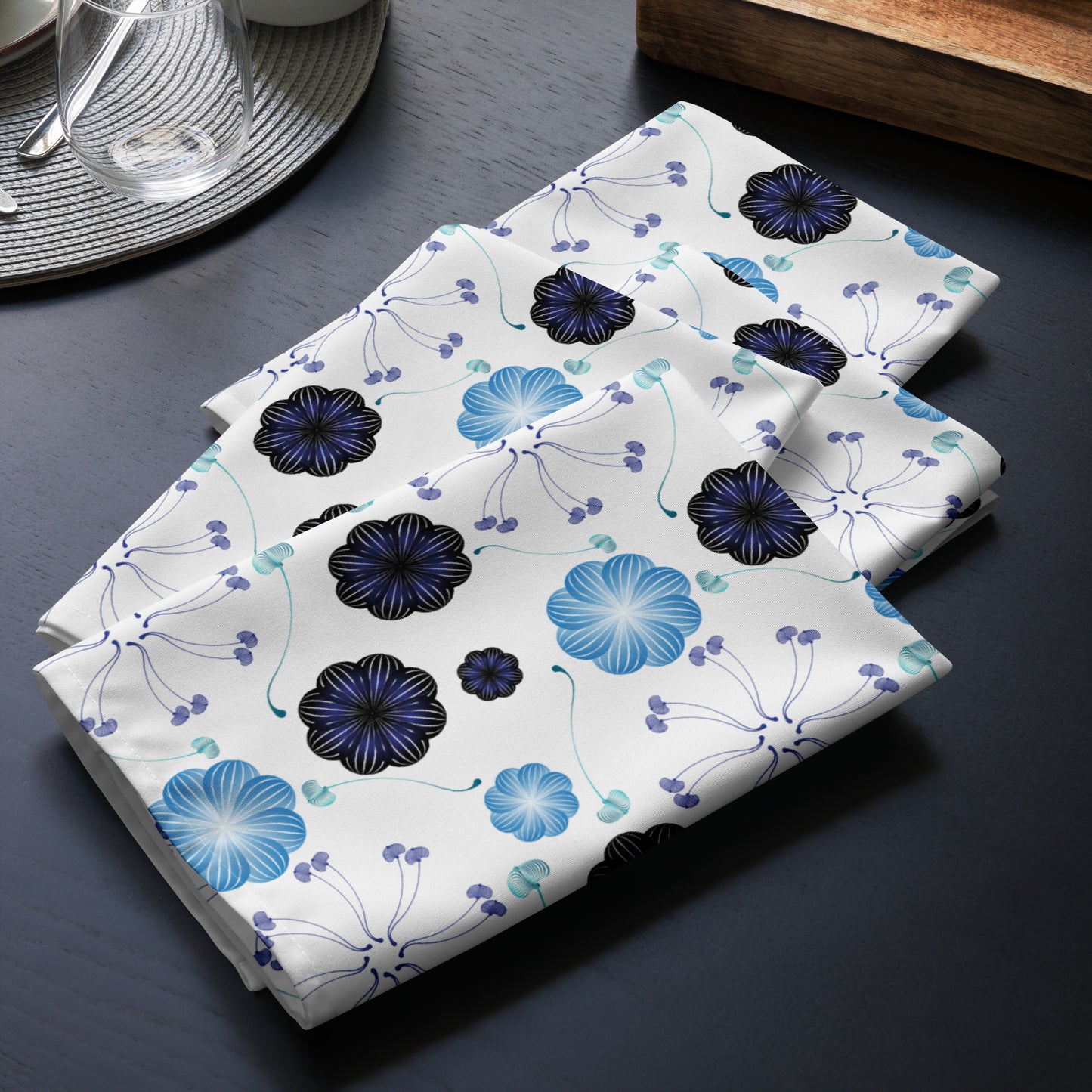 Cloth napkin set Kukloso Abstractical Pattern No 272 - Free Shipping