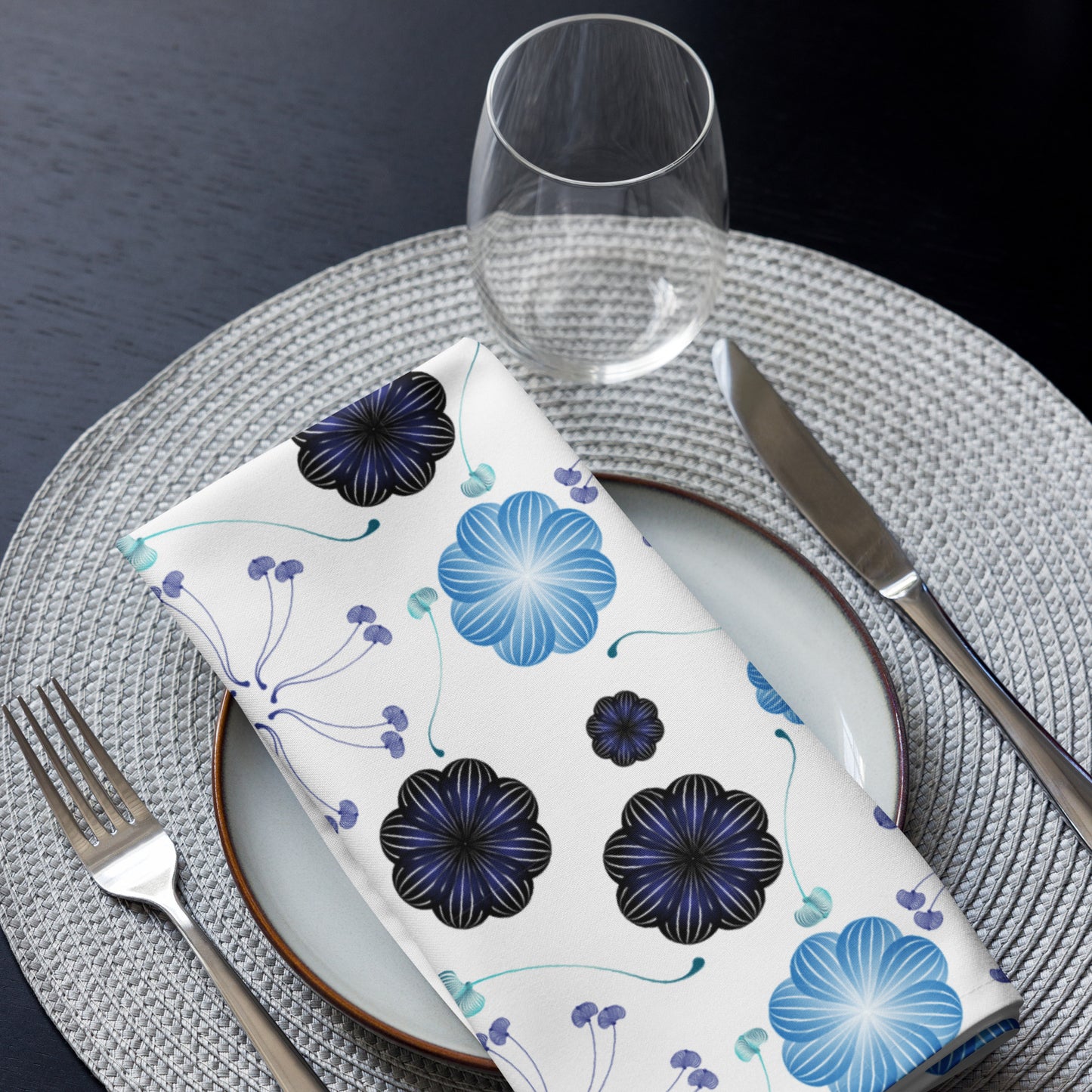 Cloth napkin set Kukloso Abstractical Pattern No 272 - Free Shipping