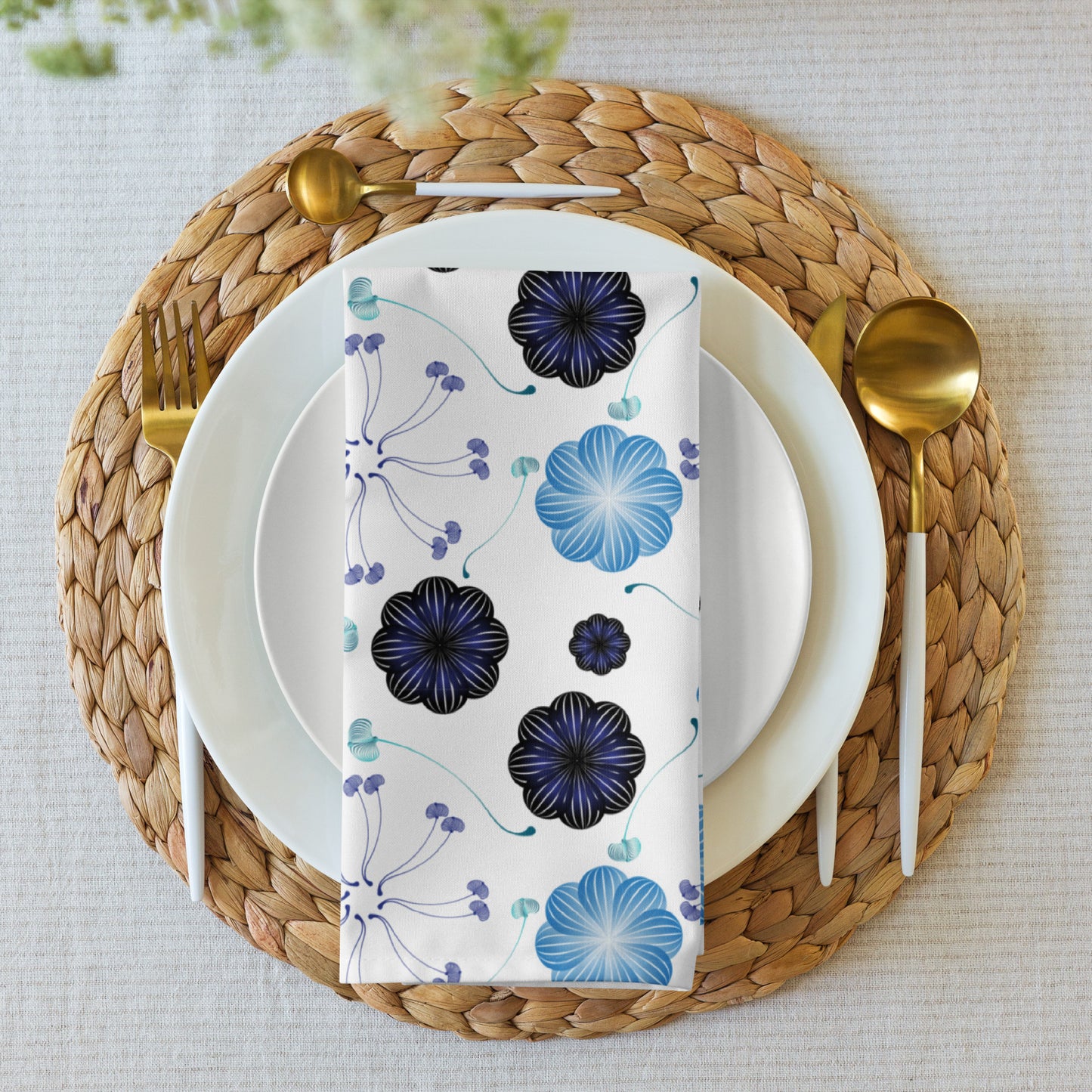 Cloth napkin set Kukloso Abstractical Pattern No 272 - Free Shipping