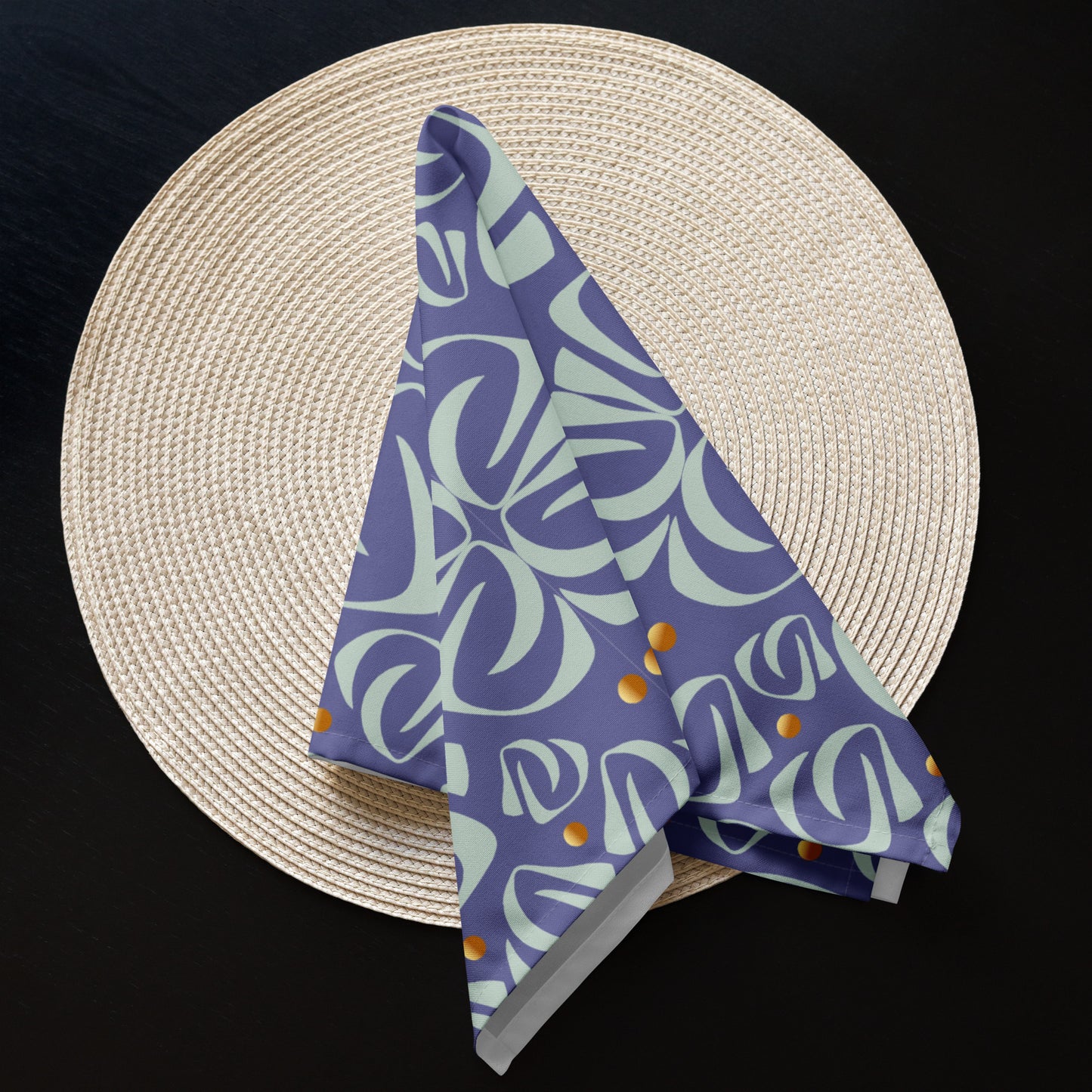 Cloth napkin set Kukloso Fleurons No 32 - Free Shipping