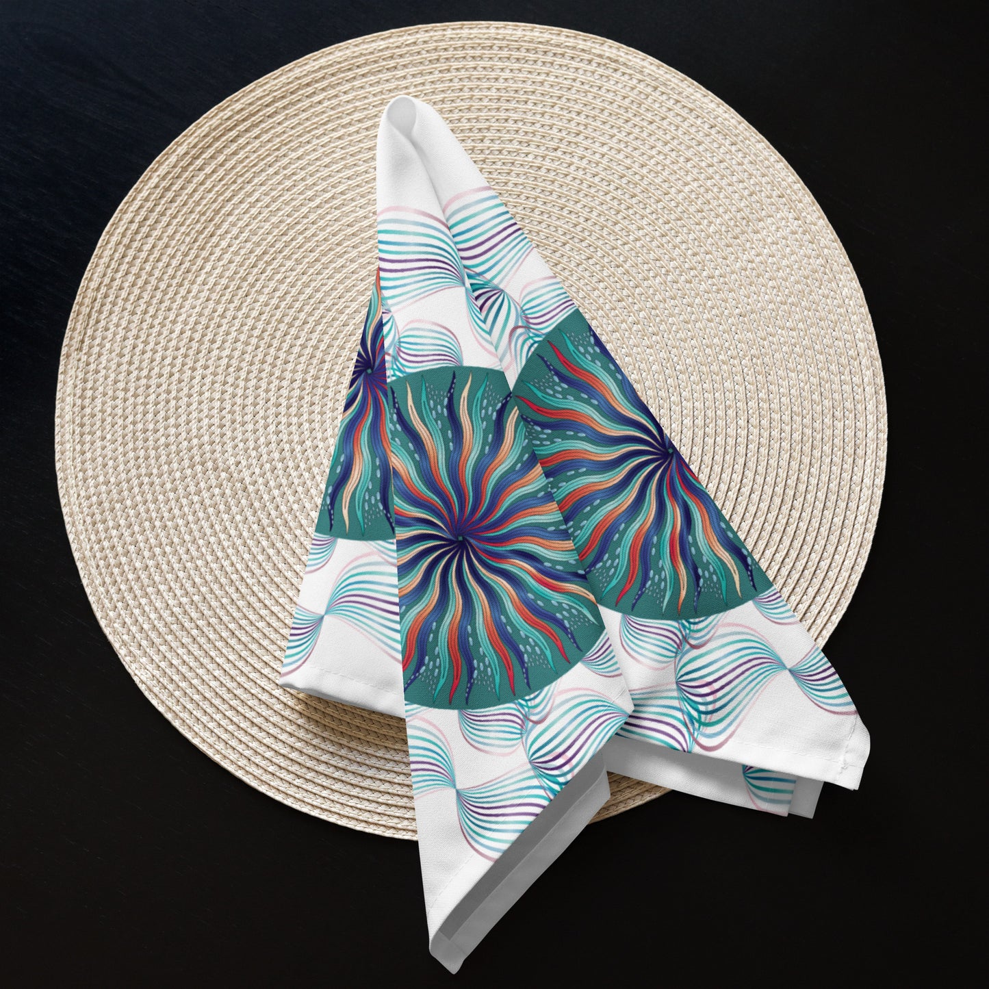 Cloth napkin set Kukloso Abstractical No 29 - Free Shipping