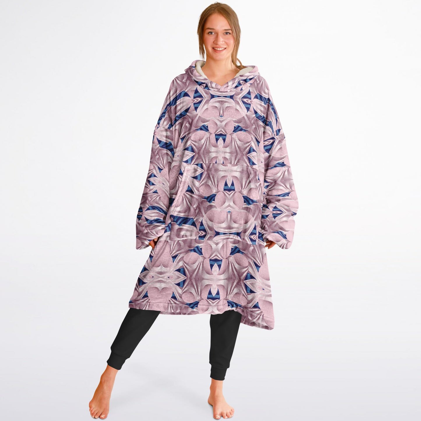 Snug Hoodie Economy - AOP Kukloso Ice Cream Swirls No 35 - Free Shipping