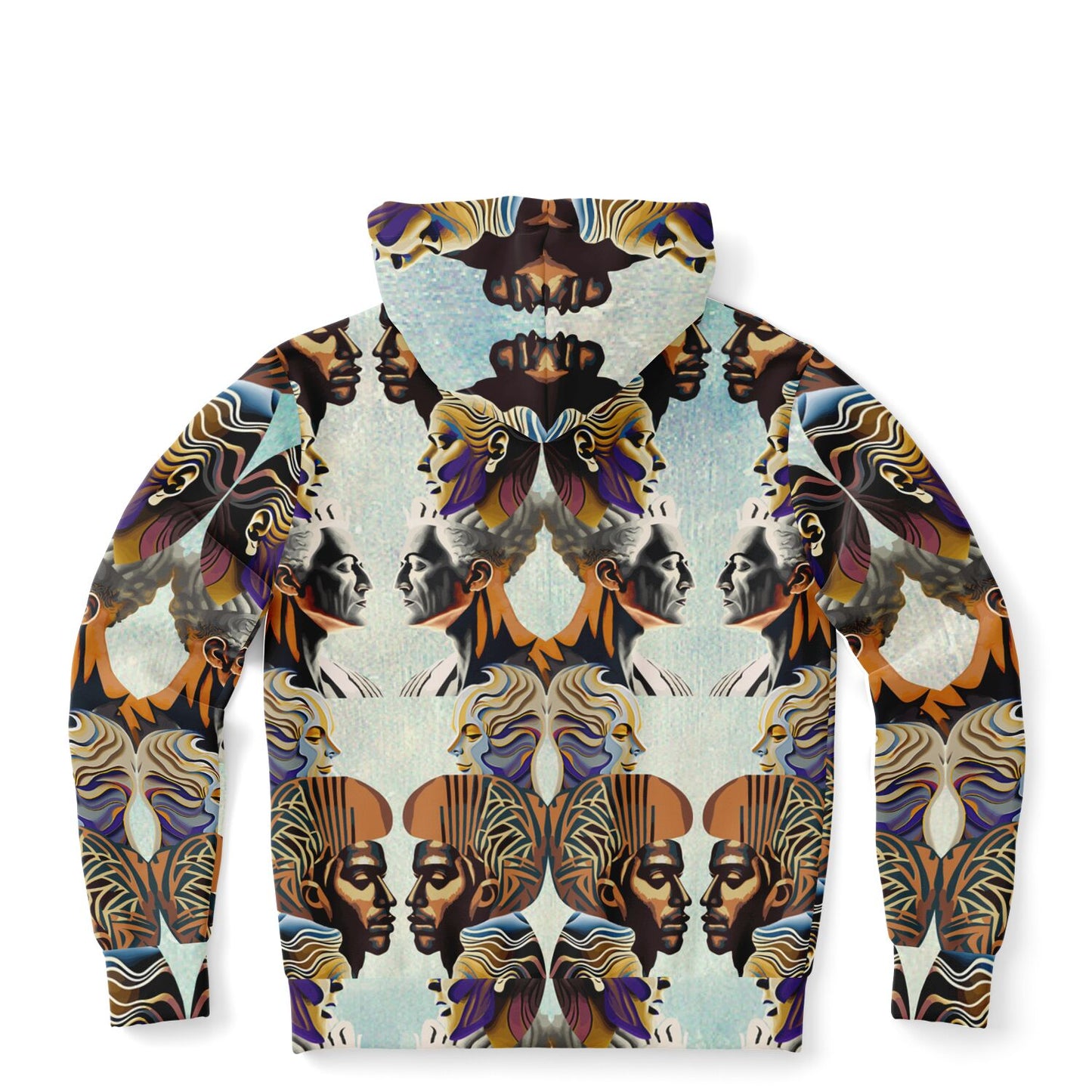 Fashion Zip-Up Hoodie - AOP  Kukloso Ancients series No 7 - Free Shipping