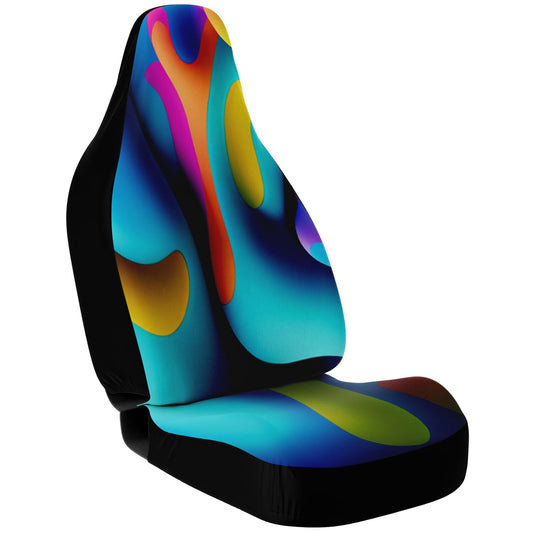 Car Seat Cover - AOP Kukloso Got Color Series Multicolored abstract shapes - Free Shipping