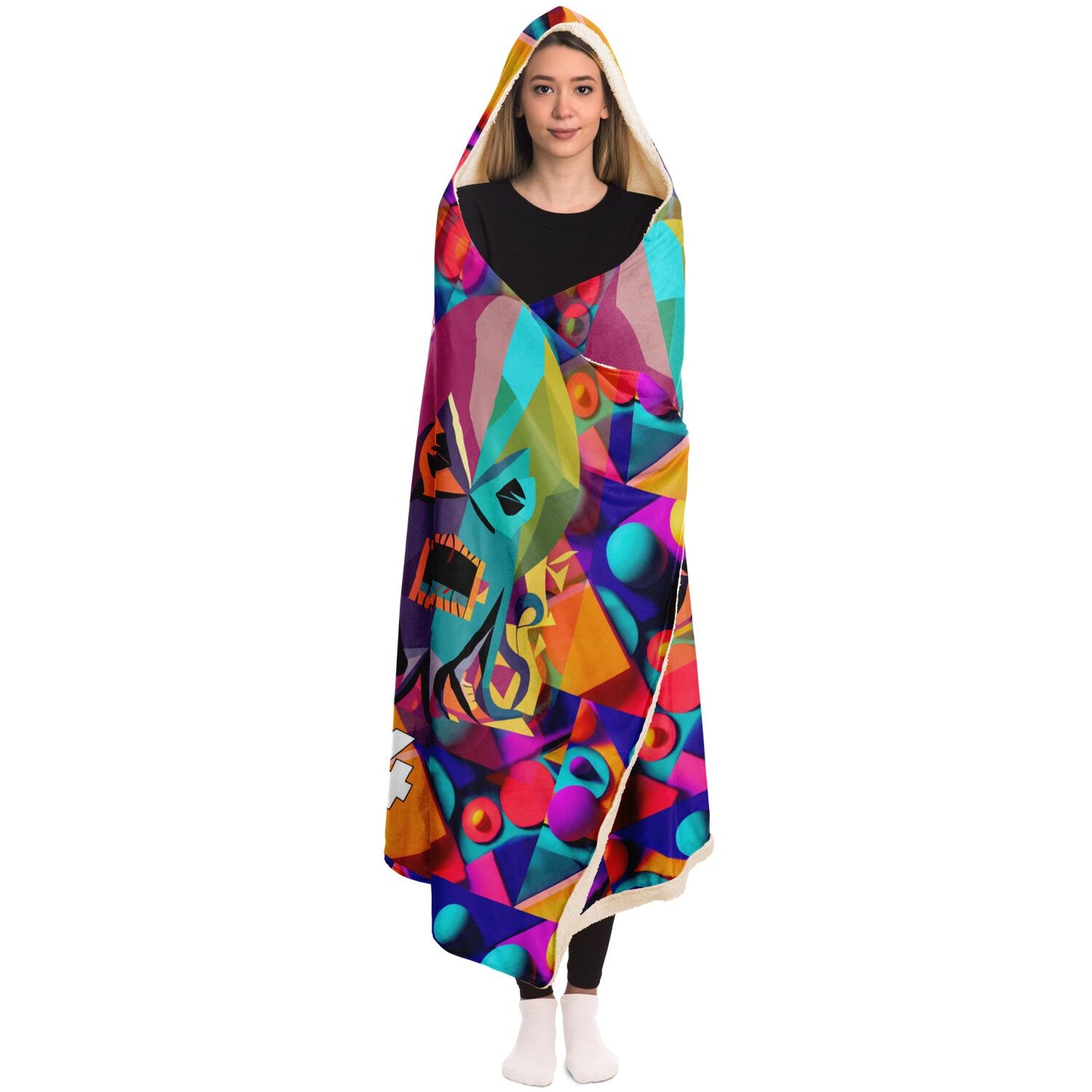 Hooded Blanket - AOP Kukloso Scream 2024 - Free Shipping