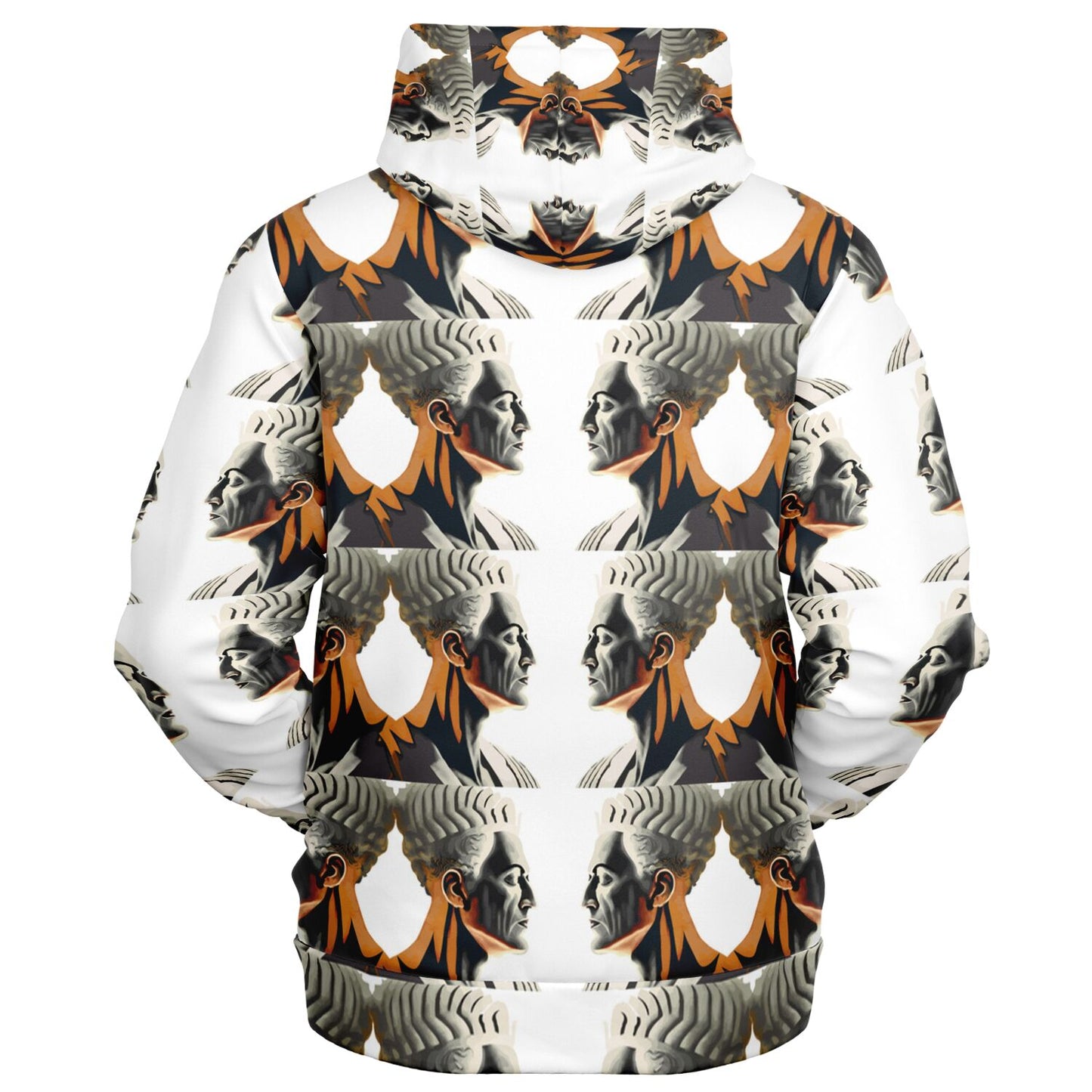 Fashion Zip-Up Hoodie - AOP  Kukloso Ancients series No 4 - Free Shipping