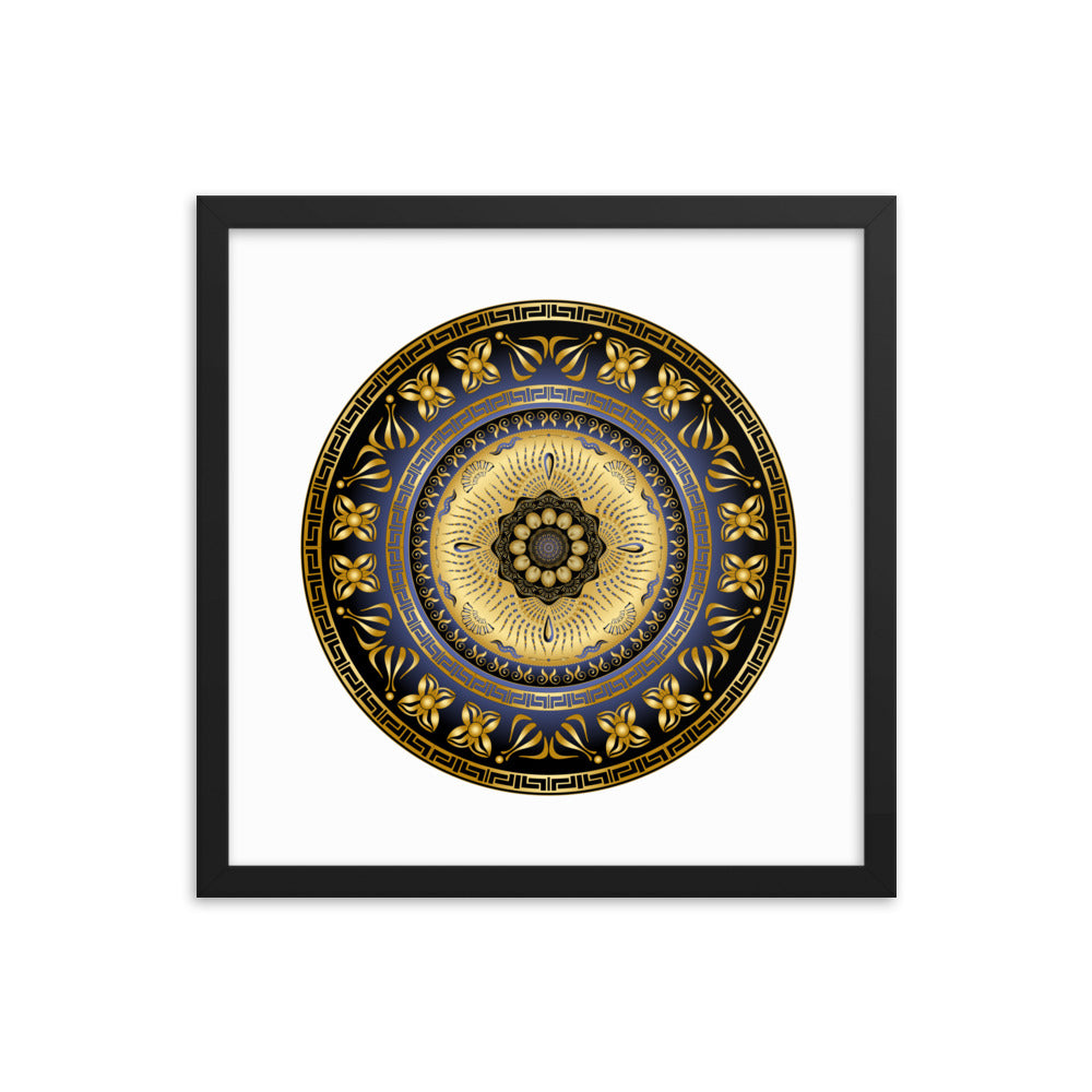 Framed poster Mandala Circularium No 2515 Free Shipping