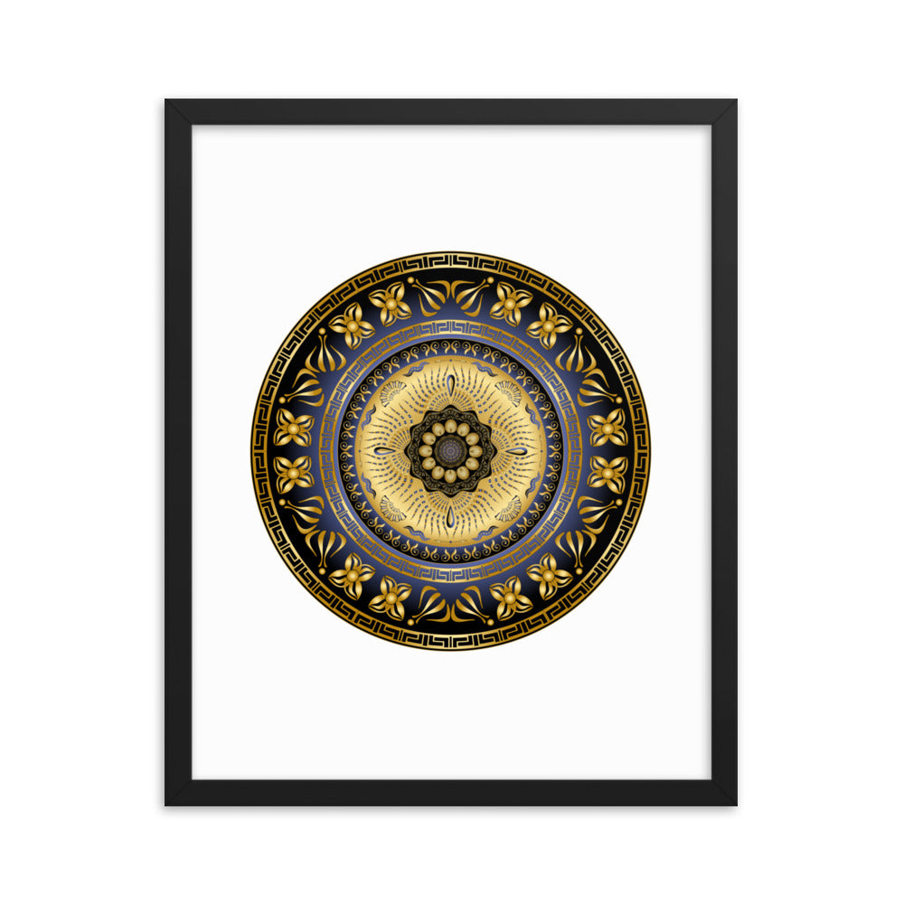 Framed poster Mandala Circularium No 2515 Free Shipping