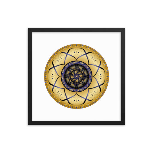 Framed poster Mandala Circularium No 2459 Free Shipping