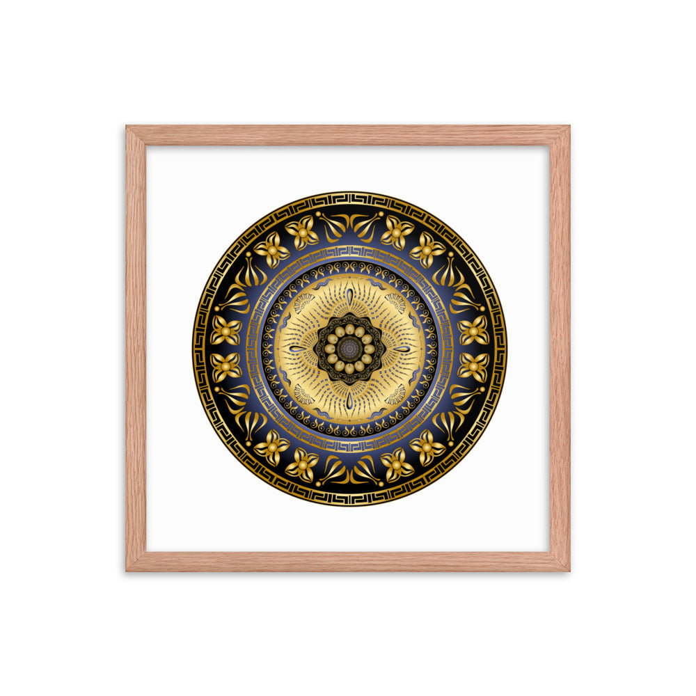 Framed poster Mandala Circularium No 2515 Free Shipping