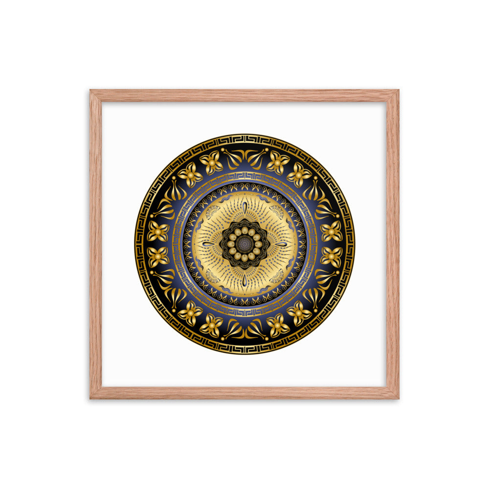 Framed poster Mandala Circularium No 2515 Free Shipping