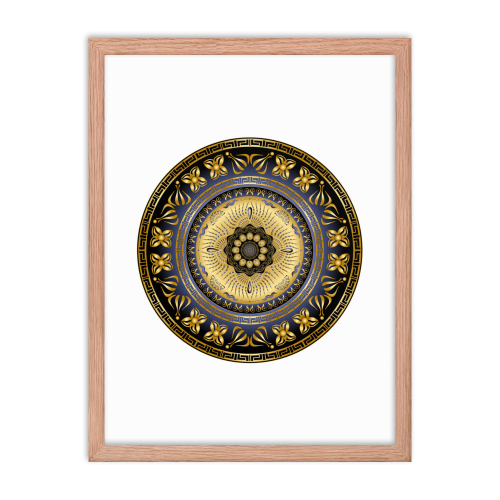 Framed poster Mandala Circularium No 2515 Free Shipping