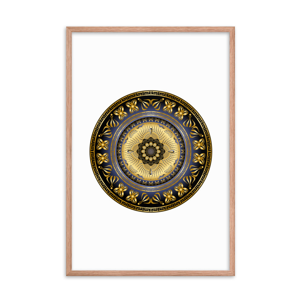 Framed poster Mandala Circularium No 2515 Free Shipping