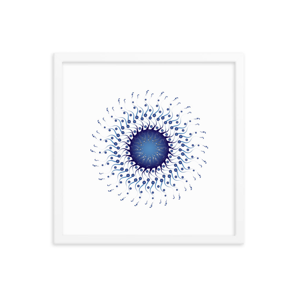 Framed poster Mandala Circularium No 2307 Free Shipping