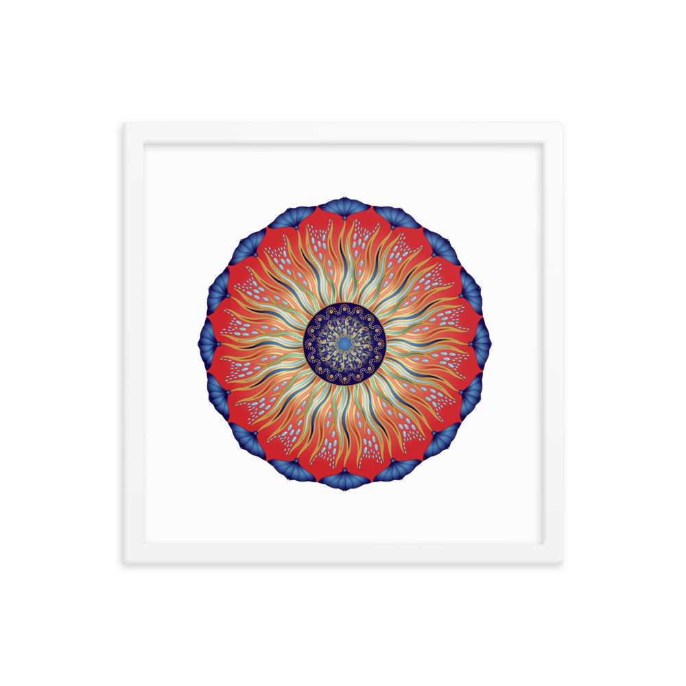 Framed poster Mandala Circularium No 2626 Free Shipping