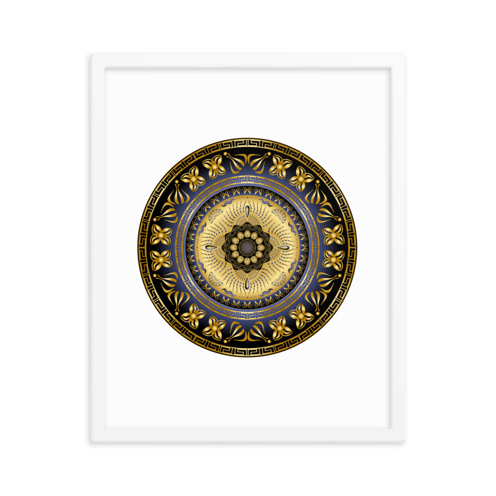 Framed poster Mandala Circularium No 2515 Free Shipping