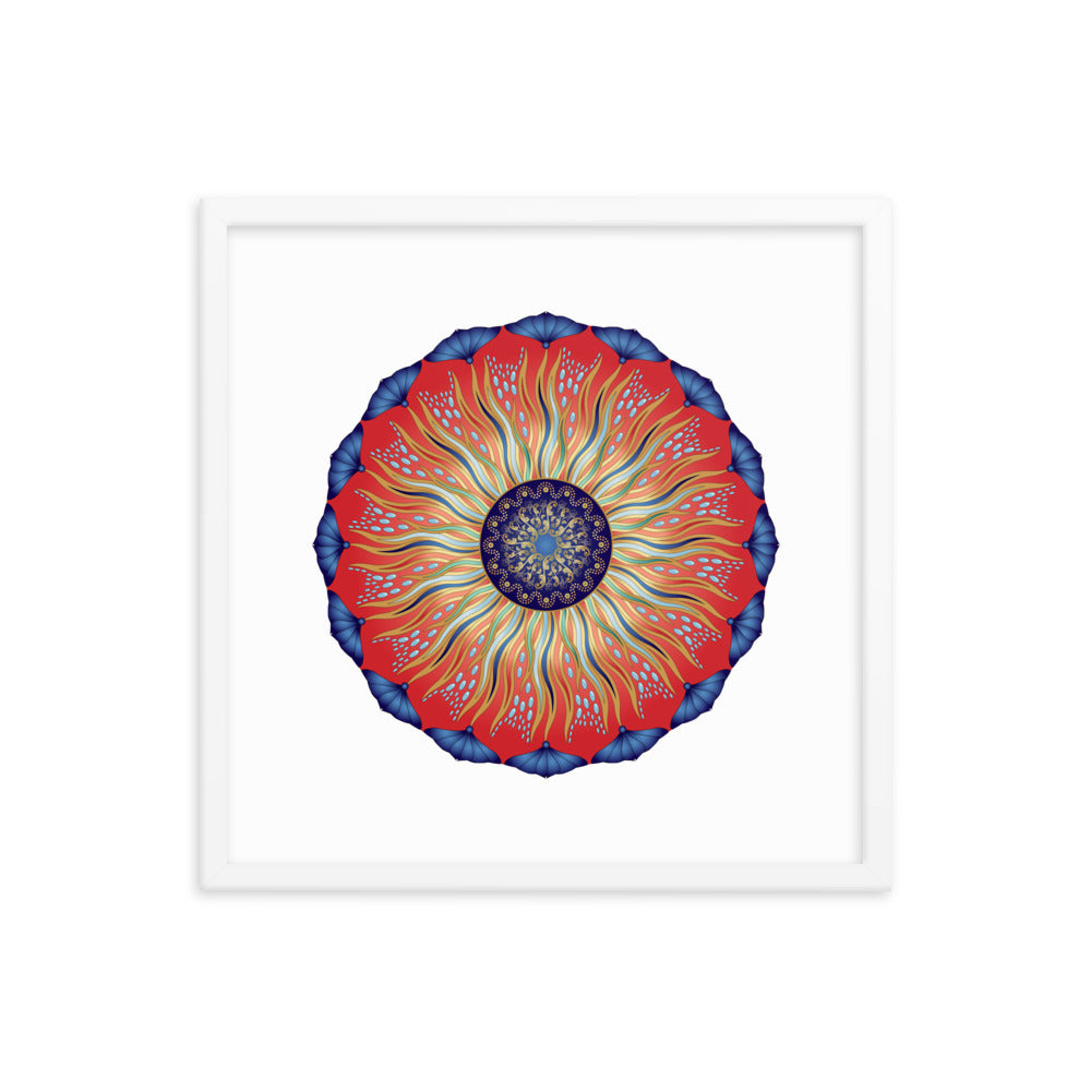 Framed poster Mandala Circularium No 2626 Free Shipping